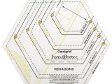 Hexagon Ruler Templates 1000 Ideas About English Paper Piecing On Pinterest