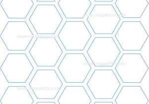 Hexagon Template for Paper Piecing Keeps the Spacing Between Tiels but Gives Full Coverage