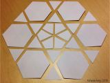 Hexagon Templates for English Paper Piecing Fabadashery Mini Hexagon Mug Rug
