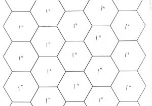 Hexagon Templates for English Paper Piecing Faeries and Fibres English Paper Piecing Instructions