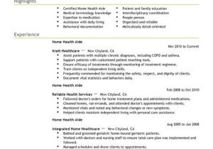 Hha Resume Samples Home Health Aide Resume Sample Best Professional Resumes