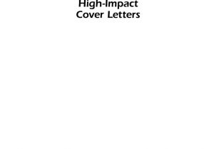 High Impact Cover Letter 175 High Impact Cover Letter