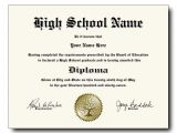 High School Graduation Certificate Template Fake High School Diplomas and Transcripts as Low as 49 Each