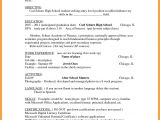 High School Student Resume Summary 10 Resume Education format High School Resume Samples