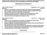 High School Student Resume Summary High School Resume Template Writing Tips Resume Companion