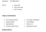 High School Student Resume Template Free 9 High School Resume Templates In Free Samples