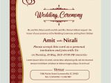 Hindu Marriage Card In English Free Kankotri Card Template with Images Printable
