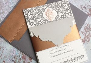 Hindu Marriage Card In English Multicultural Wedding Invitations Hindu and English In