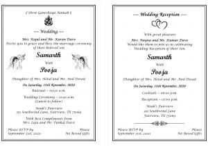 Hindu Marriage Card In English Wedding Invitation Wording In English Cobypic Com