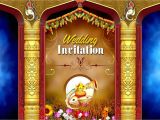 Hindu Wedding Invitation Card Background Design Flex Designs for Marriage Psd Backgrounds Free Downloads