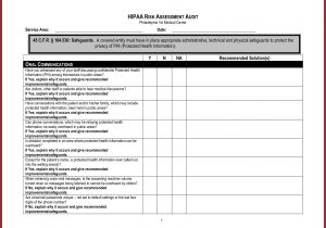 Hipaa Risk Analysis Template Lovely Medicare Annual Wellness Visit Template Template