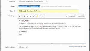 Hiring Email Template How to Submit Candidates to Hiring Managers Honeit