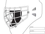 Hockey Goalie Mask Template Design A Goalie Mask Si Kids