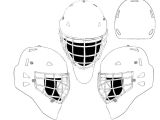 Hockey Goalie Mask Template Hockey Goalie Mask Coloring Recherche Google Coloriage