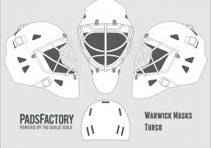 Hockey Goalie Mask Template Mask Templates the Goalie Archive