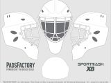 Hockey Goalie Mask Template Search Results for Bauer Goalie Mask Template Calendar