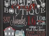 Holiday Boutique Flyer Template Holiday Craft Boutique Fair Show Flyer Poster