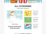 Holiday Email Templates Free Downloads 38 Christmas Email Newsletter Templates Free Psd Eps