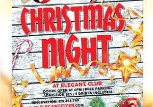 Holiday event Flyer Template Free Best Free Christmas and New Year Psd Flyers to Promote