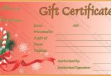 Holiday Gift Certificate Template Free Download Christmas Gift Certificate Template Free Download Best
