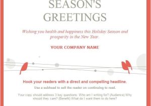 Holiday Greeting Email Templates Free 7 Holiday Email Templates for Small Businesses Nonprofits