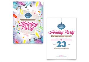 Holiday Party Flyer Template Publisher Holiday Party Invitation Template Word Publisher