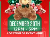Holiday toy Drive Flyer Template Free Christmas toy Drive Flyer Template by Youngicegfx