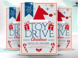 Holiday toy Drive Flyer Template Free toy Drive Christmas Flyer Flyer Templates On Creative Market