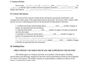 Home Building Contract Template 13 Sample Construction Contract Agreements Word Pdf Pages