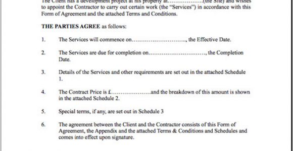 Home Building Contract Template Construction Contract Template Cyberuse