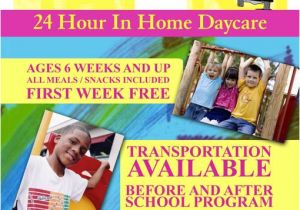 Home Daycare Flyer Templates Wee Care Daycare Champagne Daycare Sample Resume