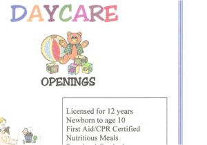 Home Daycare Flyers Free Templates 5 Daycare Flyers Templates Af Templates