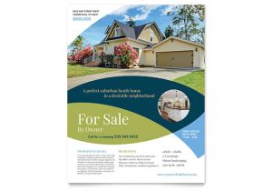 Home for Sale by Owner Flyer Template for Sale by Owner Flyer Template Design