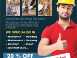 Home Improvement Flyer Template Free Home Repair Flyer Template by Adimasen Graphicriver