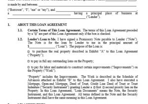 Home Loan Contract Template 9 Free Sample Housing Loan Contract Templates Printable