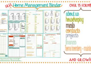 Home Management Binder Templates Free How to organize Your Life In 2019 16 Free Printables