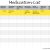 Home Medication Review Template Medication Log Template Free Download Champlain