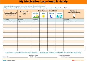 Home Medication Review Template Medicine Picture Schedule My Medication Log Keep It
