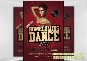 Homecoming Dance Flyer Template Flyer Template Homecoming Dance 2017 2 Nitrogfx