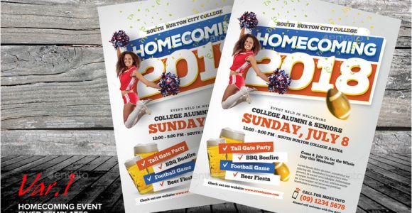 Homecoming Flyer Template Homecoming event Flyer Templates by Kinzi21 Graphicriver