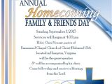 Homecoming Flyer Template Homecoming Family Friends Day Eastern Diocese