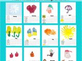 Homemade Calendar Template Handprint Calendar Little Giraffes Teaching Ideas A to