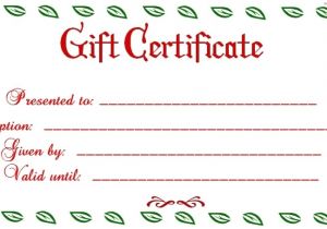 Homemade Christmas Gift Certificates Templates Homemade Christmas Gift Certificates Templates Business