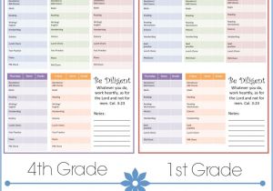 Homeschool Checklist Template Morning Checklist Free Printable