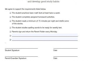 Homework Contract Template Behavior Contracts and Checklists that Work Scholastic