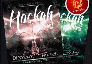 Hookah Flyer Template Free Hookah Free Hookah Night Party Flyer by Elegantflyer