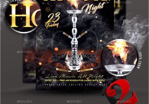 Hookah Flyer Template Free Hookah Night Flyer Template by Take2design Graphicriver