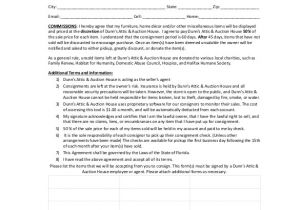 Hospice Contract Templates 16 Consignment Agreement Templates Word Pdf Pages