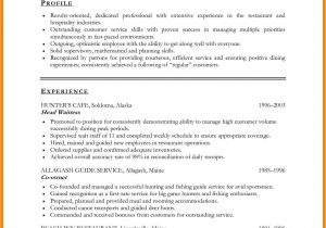 Hospitality Resume Templates Objectives for Resumes for Hospitality Industry Best