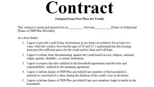 Host Family Contract Template 6 Examples Of Host Family Agreement Contract Word Doc